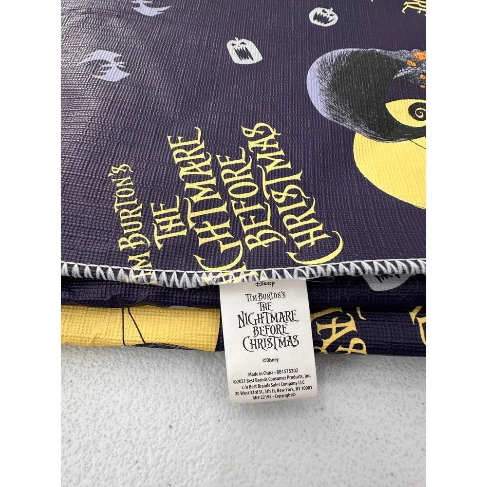 Disney Nightmare Before Christmas Tablecloth Jack Skellington Vinyl 60x102 Inch